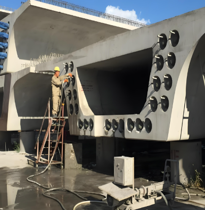 杭锦后压浆料施工流程及注意事项